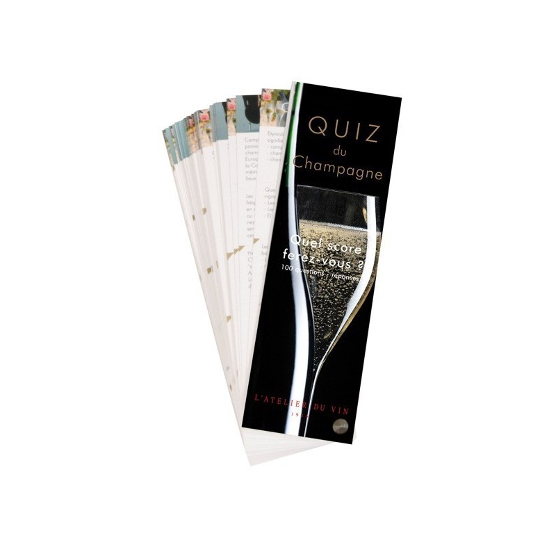 Atelier du vin Quiz du Champagne