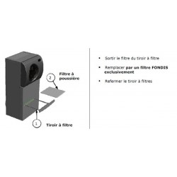 Fondis Winemaster Filtre à poussière pour climatiseurs IN50 W8080.2 - Image 2
