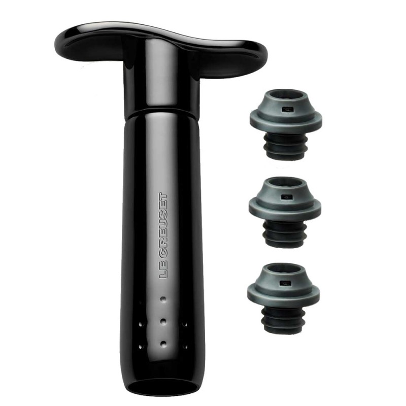 Screwpull WA-137 Pompe à vin + 3 bouchons en résine noir