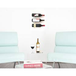 VintageView Vino Pins présentoir à vin mural Simple Profondeur - 12 bouteilles - Image 2