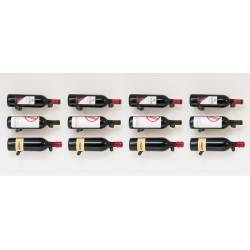 VintageView Vino Pins présentoir à vin mural Simple Profondeur - 12 bouteilles - Image principale