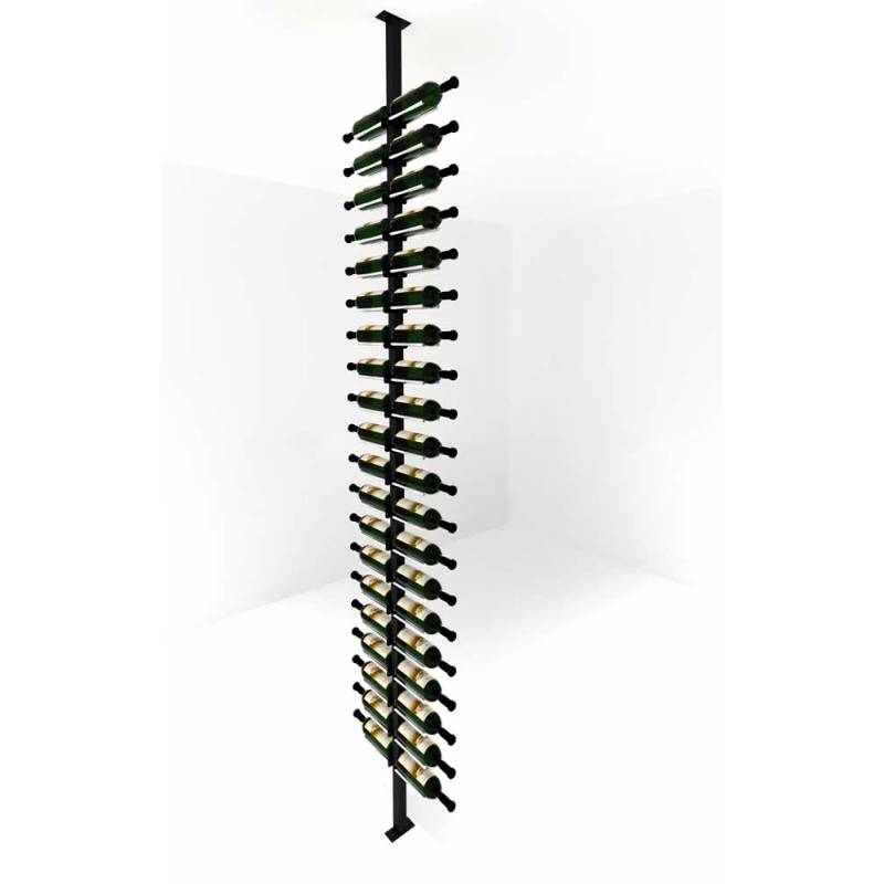 VintageView Kit de poteaux Vino Rails Double Face - 40 bouteilles