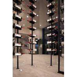 VintageView Kit de poteaux Vino Rails Double Face - 120 bouteilles - Image 3