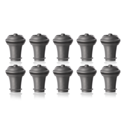 VacuVin Lot de 10 bouchons gris - Image principale