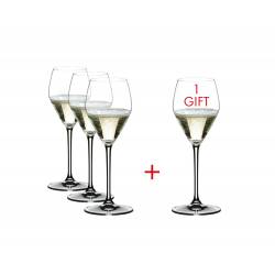 Lot de 4 verres à Champagne...