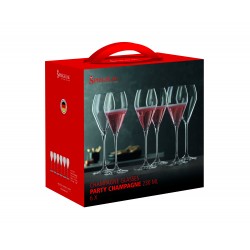 Spiegelau Lot de 6 Verres à Champagne Sparkling Party 230 ml - Image principale