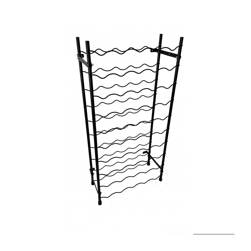 Votre Cave Métal Lot de 6 Casiers à bouteilles simple rangée de 50 places : 300 bouteilles