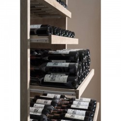 Meuble de cave Casier à bouteilles en HETRE - 620 Bouteilles - Module Double Colonne - Double Profondeur - Image principale