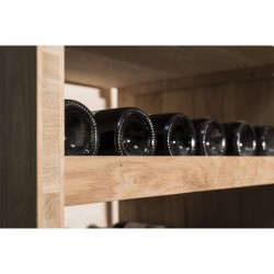 Meuble de cave Casier à bouteilles en HETRE - 620 Bouteilles - Module Double Colonne - Double Profondeur - Image 4