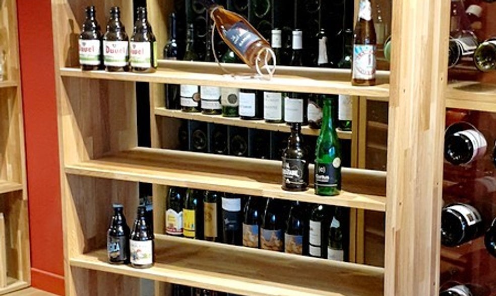Casiers Chêne ETAGERE BIERES 560