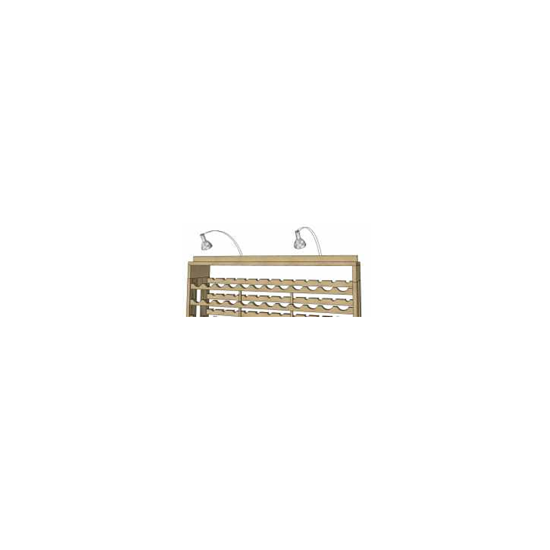 Casiers Chêne option Paire de spots led 5w pour casiers