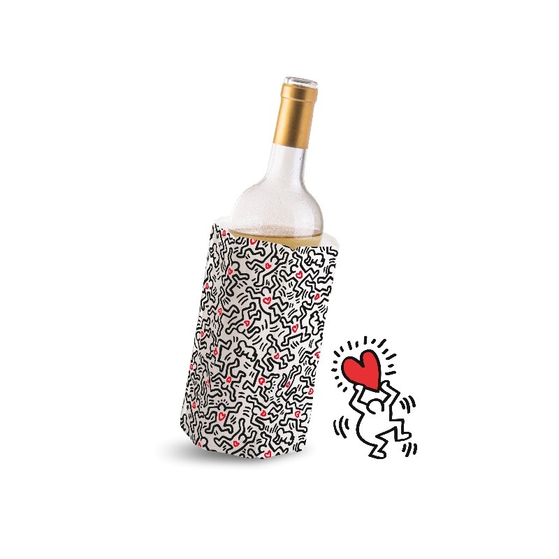 VacuVin Active Cooler Wine Keith Haring - Rafraîchisseur à vin Keith Haring