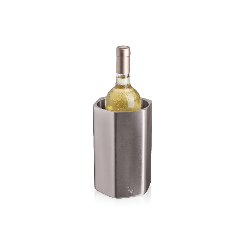 VacuVin Seau à vin/champagne HIVE acier brossé