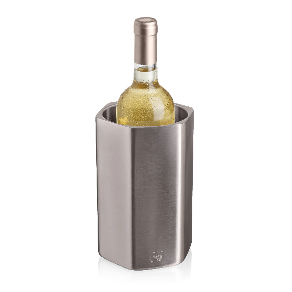 VacuVin Seau à vin/champagne HIVE acier brossé