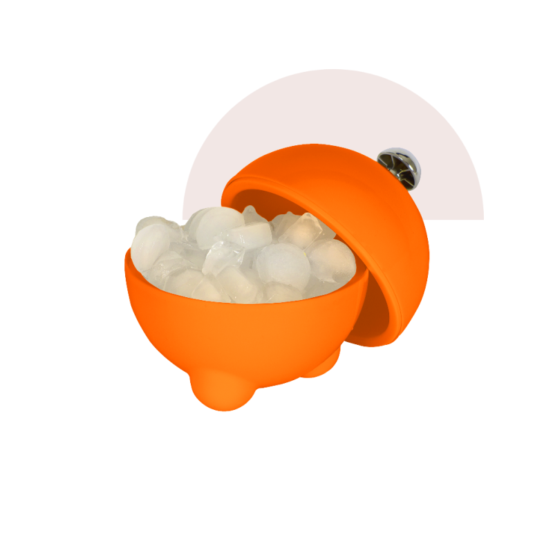 LaBoul Seau à glace IceBoul Orange