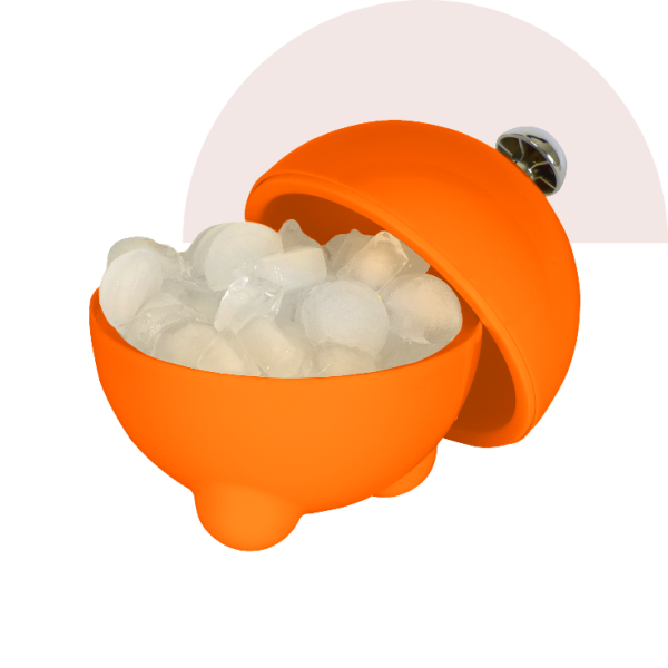 LaBoul Seau à glace IceBoul Orange