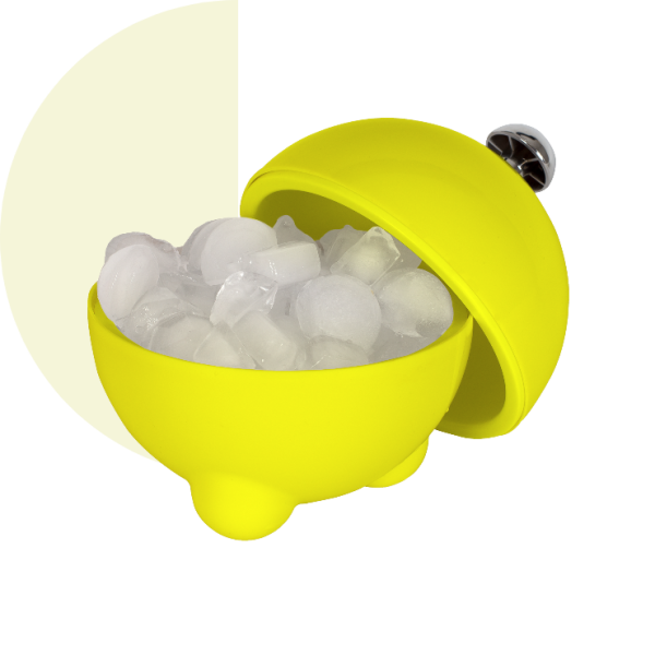 LaBoul Seau à glace IceBoul Jaune