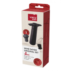 VacuVin Set Pompe à vin standard + 3 bouchons + 1 anti-goutte - Image 2