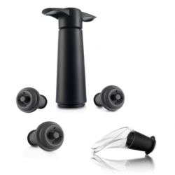 VacuVin Set Pompe à vin standard + 3 bouchons + 1 anti-goutte - Image principale