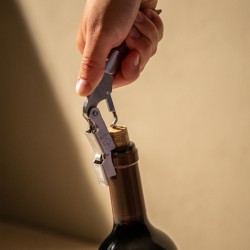 VacuVin Tire-bouchon Sommelier à 2 crans Push Bois - Image 2