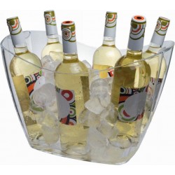GIONA Seau à glace Hispana 5-6 Bouteilles Transparent - Image 2