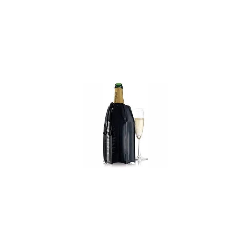 VacuVin Refroidisseur/Rafraîchisseur à Champagne Motif Noir