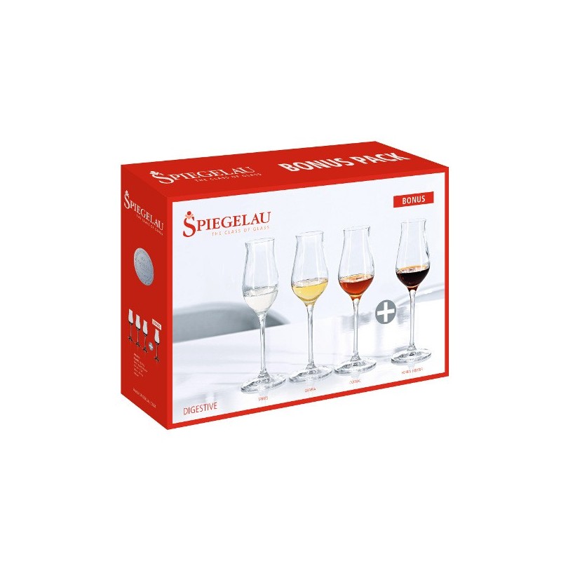 Spiegelau Bonus Pack de 4 Verres à digestif 23