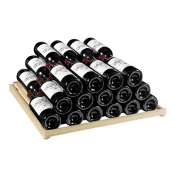 ArteVino Armoire à vin multifonction - 199 bouteilles - Porte Vitré Cadre Aluminium Brossé - OXG3T199NVS - Image 4