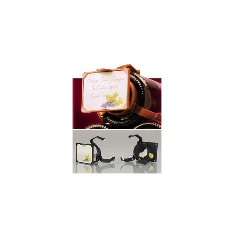 Etiktou Lot de 12 Kits d'identification 1 : Application sur Cul de Bouteille
