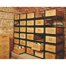 Modulorack Range caisses - 8 caisses - 96 bouteilles - 4 hauteurs de caisses - Image 2