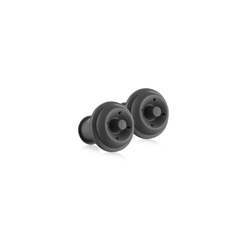 VacuVin Lot de 2 bouchons gris