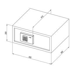 Dometic Coffre fort Prosafe Standard MD450 - Image 7