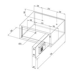 Dometic Coffre fort Prosafe Standard MD450 - Image 8